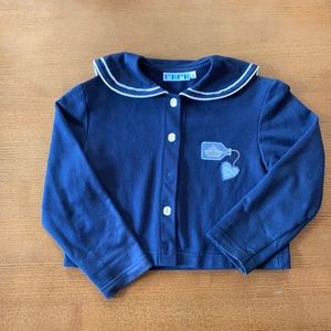 Girl’s button down sweater